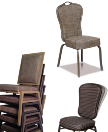 Aluminum Flex-Back Stack Chairs