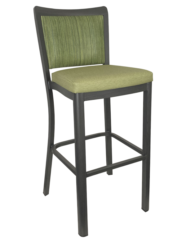 BS-1563 Harlan Bar Stool Frame #98 Slate Back Concertex Evo Virtual Mistral Presto Seat Burch Vellum Chive (1)