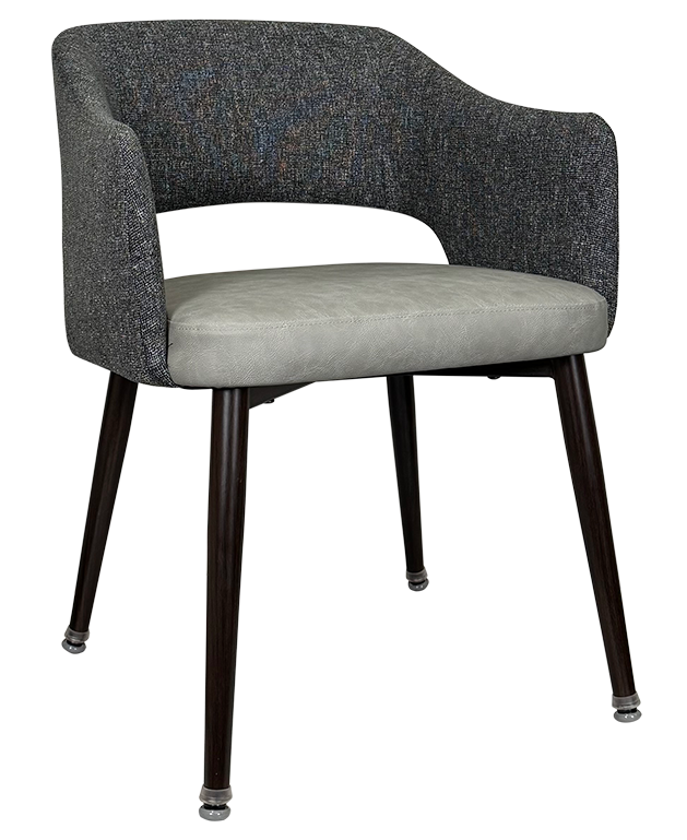 AC-680 Conway - Frame #25 Espresoo Walnut - Bernhart Diffuse Carbon - Designtex Rein Pebble (1)